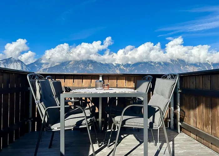 Bergblick Mit Terrasse & Nordkettenblick Инсбрук